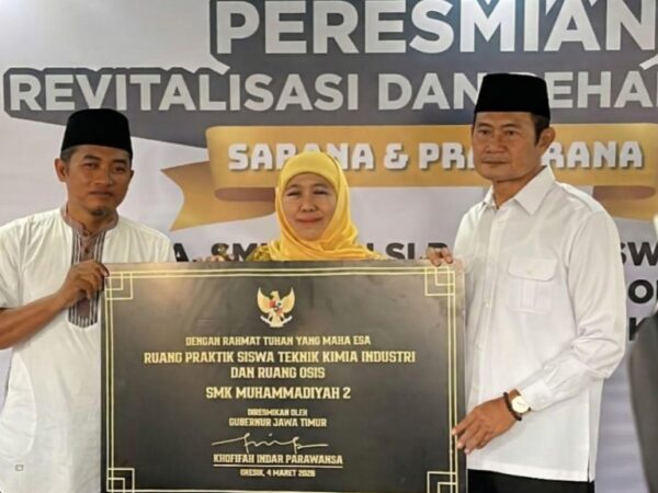 Gedung RPS Kimia Industri SMK Muhammadiyah 2 Gresik Diresmikan, Fasilitas Praktik Siswa Kini Lebih Representatif
