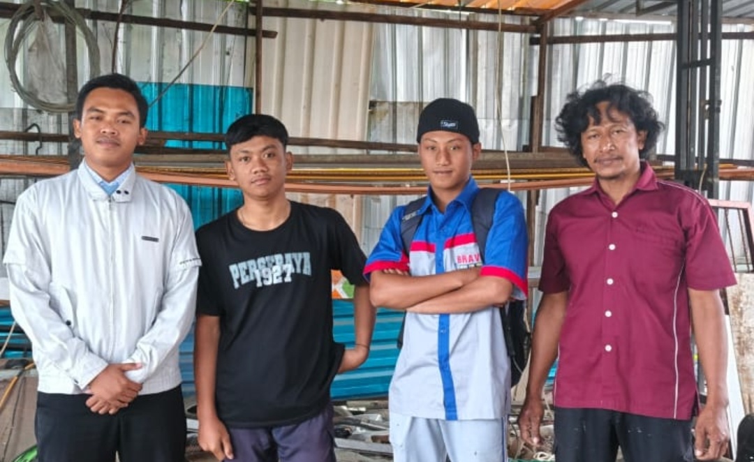 Siswa PKL Jurusan Tekm=nik Mekanik Industri di CV. Artha Mandiri